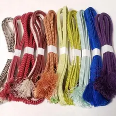 (1398)【在庫処分！】帯締め 10点 まとめ売り 帯紐 着物 小物