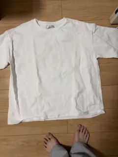 Adrer白いTシャツ Mサイズ 綿100%