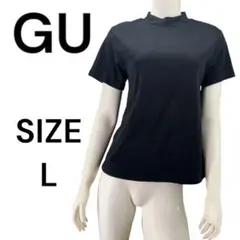 GUジーユー（L）半袖Tシャツ　ブラック