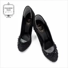 STRAWBERRY FIELDS grace ビジュー　パンプス　美品22cmのサムネイル