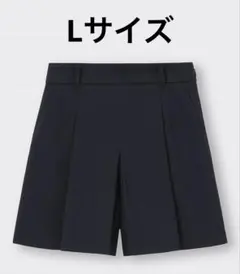 GU ジーユー　タックショートパンツ　L
