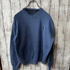 Ralph Lauren USA企画　linger 刺繍　スウェットニット