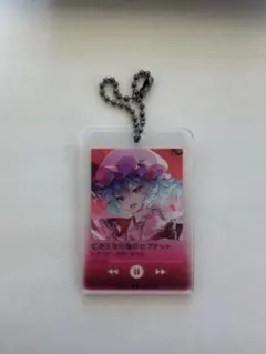 東方project 音楽プレイヤー風アクリルキーホルダー　レミリアスカーレット