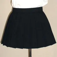 夏　紺色スクールプリーツスカート 25cm丈（本格的）　　　セーラー服