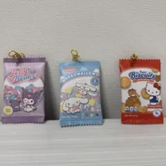 【新品未使用】サンリオキーホルダー　ポーチキティ、クロミ、シナモンロール1個売り