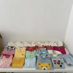 ミキハウス 古着 サイズ70〜90 ポロシャツ 靴下 ほか 大量まとめ売り