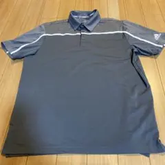 美品　adidas ポロシャツ グレー Lサイズのサムネイル