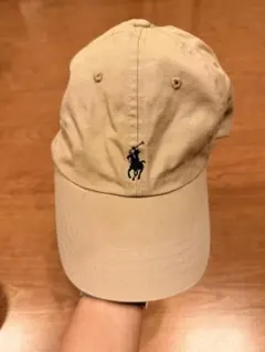 POLO Ralph Lauren キャップ ベージュ レザーベルト