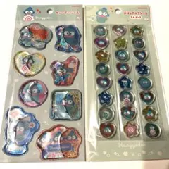新品 サンリオ おはじきシール ウォーターシール ハンギョドン 2種セット