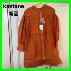 ★新品タグ付★kastane カスタネ　パーニュシアーBIGシャツ　シアーシャツ