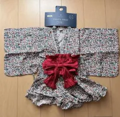 花柄 浴衣ドレス 100cm