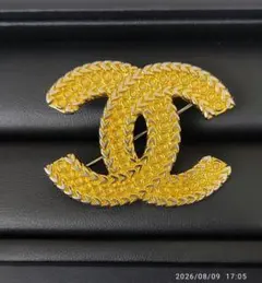 CHANEL ココマーク ブローチ ゴールドカラー　ヴィンテージのサムネイル