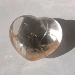 【美品】イーダーオーバーシュタイン磨きのパキスタン産シャンパントパーズのハート