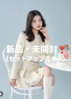 ダーリッチ ファンシーツイードショートジャケット 【セットアップ M】