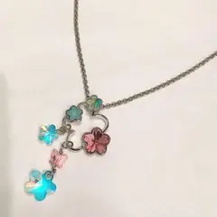 SWAROVSKI クリスティフローラルオーバル ネックレス 45.5cm - メルカリ