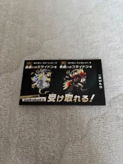 ポケモン　スカーレット バイオレット 色違いコライドン 色違いミライドン