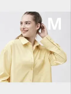 オーバーサイズシャツ(長袖)(UVカット機能付き) 《M》