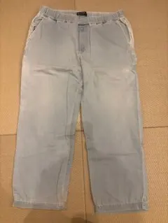 ELEMENT　スケートボード刺繍入りライトブルーパンツ