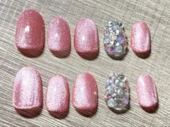 現品 ネイルチップ マグネット 埋めつくし ストーン