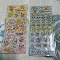 ポケモン キャラクターシール 2シートセット