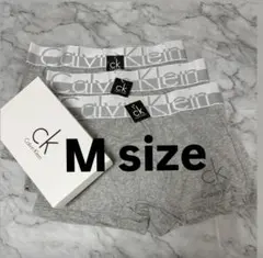 CALVIN KLEIN カルバンクライン★ボクサーパンツ 灰Mサイズ3枚セット