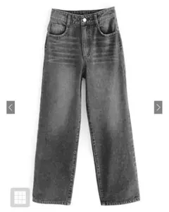 GRL ストレートデニムパンツ [cu468] グレー xs