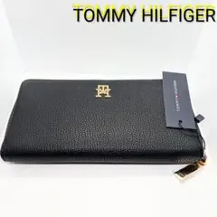 TOMMY HILFIGER フルジップ財布　トミーヒルフィガー　ブラック