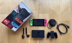 【美品・動作確認済】Nintendo Switch 本体 ＋ 薄型ケース付き
