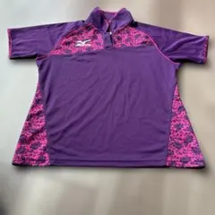Mizuno 卓球ウェア M 紫/ピンク
