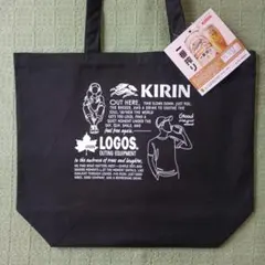 KIRIN×LOGOS 一番搾り オリジナルトートバッグ ブラック