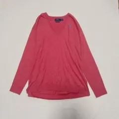 Polo Ralph Lauren ポニー刺繍 薄手 長袖 ニット コットン