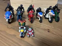 仮面ライダーフィギュア＆バイク7体セット