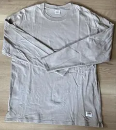 FRUIT OF THE LOOM 長袖カットソー ベージュ Lサイズのサムネイル