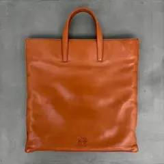 【良品】LOEWE / アナグラム スクエアトート / ブラウンのサムネイル