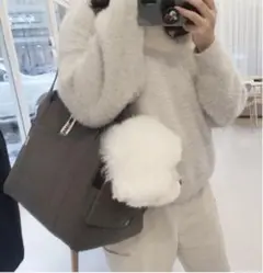 DOUBLE COMMA CLOUD BAG キャリーバッグ ピンク Mサイズ - メルカリ