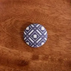 こぎん刺し ブローチ No.630