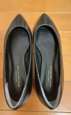 美品！GREEN LABEL RELAXING ブラックパンプス