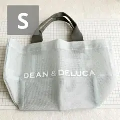 ☘️ディーンアンドデルーカ　メッシュトートバッグ ミントブルー Sサイズ