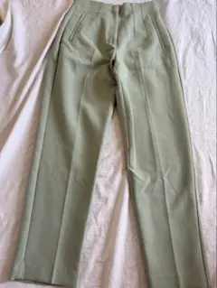 ZARA ハイウエスト テーパードパンツ　ハイウエスト ストレートパンツ