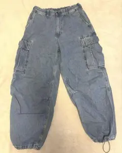 GU デニムドロストカーゴパンツ