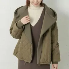 サニーレーベル　キルティング　フーディー　コート　キルト　ジャケット　アウター