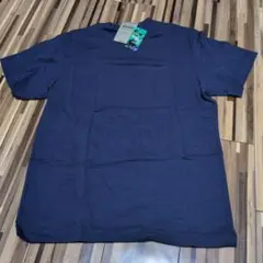 ネイビー コットン Tシャツ Run BIRD