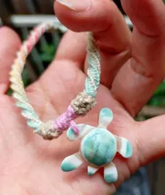 夜光貝 ボーンフック ネックレス ハンドメイド - メルカリ