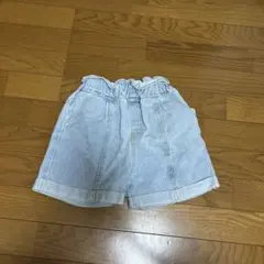 デニムショートパンツ ライトブルー
