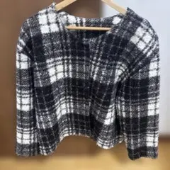 LOUNIE♥製品染めノーカラーデニムジャケット きれい色 ライトグリーン 
