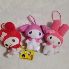 マイメロディ　ストラップ　マスコットセット