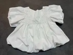 ホワイトフリルシャツ 90cm