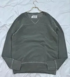 Maison Margiela ガーメントダイ クルーネック スウェット カーキ