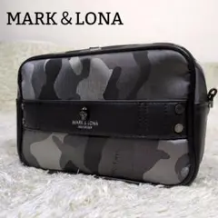 美品✨ マークアンドロナ カートバッグ カモフラ スカル ナイロン ブラック