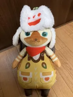 オトモアイルーぬいぐるみ　モンスターハンターワイルズ